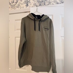 Olive Green T-shirt lightweight hoodie